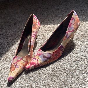 floral heels